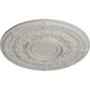 image33 78OD x 1 38P Dauphine Ceiling Medallion Fits Canopies up to 13 14HandPainted Pot of Cream
