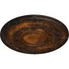 image33 78OD x 1 38P Dauphine Ceiling Medallion Fits Canopies up to 13 14HandPainted Rust
