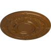 image33 78OD x 1 38P Dauphine Ceiling Medallion Fits Canopies up to 13 14HandPainted Smokey Topaz
