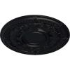 image33 78OD x 1 38P Dauphine Ceiling Medallion Fits Canopies up to 13 14HandPainted Steel Gray