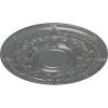 image33 78OD x 1 38P Dauphine Ceiling Medallion Fits Canopies up to 13 14Handpainted Platinum