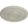 image33 78OD x 1 38P Dauphine Ceiling Medallion Fits Canopies up to 13 14Handpainted Pot of Cream Crackle