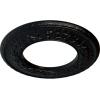 imageEkena Millwork 13 14OD x 7 18ID x 78P Salem Ceiling Medallion Fits Canopies up to 7 18Jet Black Flat Finish