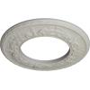 imageEkena Millwork 13 14OD x 7 18ID x 78P Salem Ceiling Medallion Fits Canopies up to 7 18Pot of Cream Flat Finish
