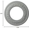 imageEkena Millwork 13 14OD x 7 18ID x 78P Salem Ceiling Medallion Fits Canopies up to 7 18Primed