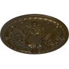imageEkena Millwork 26OD x 3P Tristan Ceiling Medallion Fits Canopies up to 5 12Brass Metallic Series