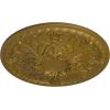 imageEkena Millwork 26OD x 3P Tristan Ceiling Medallion Fits Canopies up to 5 12Gold Rush Metallic Series