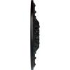 imageEkena Millwork 26OD x 3P Tristan Ceiling Medallion Fits Canopies up to 5 12Jet Black Flat Finish