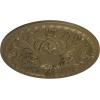 imageEkena Millwork 26OD x 3P Tristan Ceiling Medallion Fits Canopies up to 5 12Mississippi Mud Flat Finish