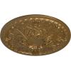 imageEkena Millwork 26OD x 3P Tristan Ceiling Medallion Fits Canopies up to 5 12Pale Gold Metallic Series