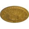 imageEkena Millwork 26OD x 3P Tristan Ceiling Medallion Fits Canopies up to 5 12Pharaohs Gold Metallic Series