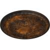 imageEkena Millwork 26OD x 3P Tristan Ceiling Medallion Fits Canopies up to 5 12Rust Metallic Series