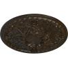 imageEkena Millwork 26OD x 3P Tristan Ceiling Medallion Fits Canopies up to 5 12Stone Hearth Crackle Flat Finish