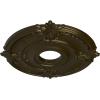 imageEkena Millwork CM18ATSTCDecorative Ceiling Medallions Modeled After Original Historical Patterns amp Designs Smokey Topaz CrackleGreen Gold Metallic Series