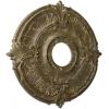 imageEkena Millwork CM18ATSTCDecorative Ceiling Medallions Modeled After Original Historical Patterns amp Designs Smokey Topaz CrackleMississippi Mud Crackle Flat Finish