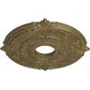 imageEkena Millwork CM18ATSTCDecorative Ceiling Medallions Modeled After Original Historical Patterns amp Designs Smokey Topaz CrackleMississippi Mud Crackle Flat Finish
