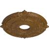 imageEkena Millwork CM18ATSTCDecorative Ceiling Medallions Modeled After Original Historical Patterns amp Designs Smokey Topaz CrackleSmokey Topaz Crackle Flat Finish