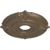 imageEkena Millwork CM18ATSTCDecorative Ceiling Medallions Modeled After Original Historical Patterns amp Designs Smokey Topaz CrackleWarm Silver Metallic Series
