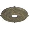 imageEkena Millwork CM18ATSTCDecorative Ceiling Medallions Modeled After Original Historical Patterns amp Designs Smokey Topaz CrackleWitch Hazel Crackle Flat Finish