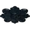imageEkena Millwork CM18KA 18 18Inch OD x 1 12Inch ID x 1 14Inch Katheryn Ceiling MedallionNight Shade Flat Finish