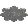 imageEkena Millwork CM18KA 18 18Inch OD x 1 12Inch ID x 1 14Inch Katheryn Ceiling MedallionSilver Metallic Series