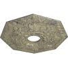 imageEkena Millwork CM18NT 18Inch OD x 3 12Inch ID x 1 12Inch Nottingham Ceiling MedallionCastle Stone Crackle Flat Finish