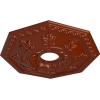 imageEkena Millwork CM18NT 18Inch OD x 3 12Inch ID x 1 12Inch Nottingham Ceiling MedallionFirebrick Flat Finish