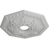 imageEkena Millwork CM18NT 18Inch OD x 3 12Inch ID x 1 12Inch Nottingham Ceiling MedallionFrost Flat Finish