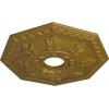 imageEkena Millwork CM18NT 18Inch OD x 3 12Inch ID x 1 12Inch Nottingham Ceiling MedallionGold Rush Metallic Series
