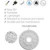 imageEkena Millwork CM18NT 18Inch OD x 3 12Inch ID x 1 12Inch Nottingham Ceiling MedallionJet Black Flat Finish