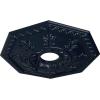 imageEkena Millwork CM18NT 18Inch OD x 3 12Inch ID x 1 12Inch Nottingham Ceiling MedallionMidnight Dream Flat Finish