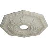 imageEkena Millwork CM18NT 18Inch OD x 3 12Inch ID x 1 12Inch Nottingham Ceiling MedallionPot of Cream Crackle Flat Finish