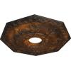 imageEkena Millwork CM18NT 18Inch OD x 3 12Inch ID x 1 12Inch Nottingham Ceiling MedallionRust Metallic Series
