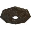 imageEkena Millwork CM18NT 18Inch OD x 3 12Inch ID x 1 12Inch Nottingham Ceiling MedallionStone Hearth Crackle Flat Finish