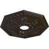 imageEkena Millwork CM18NT 18Inch OD x 3 12Inch ID x 1 12Inch Nottingham Ceiling MedallionStone Hearth Flat Finish