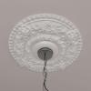imageEkena Millwork CM18RO 18Inch OD x 3 12Inch ID x 1 12Inch P Rose Ceiling MedallionFactory Primed