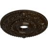 imageEkena Millwork CM18RO 18Inch OD x 3 12Inch ID x 1 12Inch P Rose Ceiling MedallionHandPainted Bronze