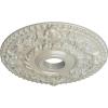 imageEkena Millwork CM18RO 18Inch OD x 3 12Inch ID x 1 12Inch P Rose Ceiling MedallionHandPainted Flash Blue