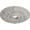 imageEkena Millwork CM18RO 18Inch OD x 3 12Inch ID x 1 12Inch P Rose Ceiling MedallionHandPainted Pot of Cream
