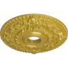 imageEkena Millwork CM18RO 18Inch OD x 3 12Inch ID x 1 12Inch P Rose Ceiling MedallionHandPainted Rich Gold