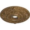 imageEkena Millwork CM18RO 18Inch OD x 3 12Inch ID x 1 12Inch P Rose Ceiling MedallionHandPainted Rubbed Bronze