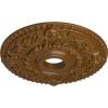 imageEkena Millwork CM18RO 18Inch OD x 3 12Inch ID x 1 12Inch P Rose Ceiling MedallionHandPainted Smokey Topaz