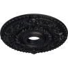 imageEkena Millwork CM18RO 18Inch OD x 3 12Inch ID x 1 12Inch P Rose Ceiling MedallionHandPainted Steel Gray