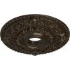 imageEkena Millwork CM18RO 18Inch OD x 3 12Inch ID x 1 12Inch P Rose Ceiling MedallionHandPainted Stone Hearth Crackle