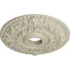imageEkena Millwork CM18RO 18Inch OD x 3 12Inch ID x 1 12Inch P Rose Ceiling MedallionHandpainted Clear Yellow