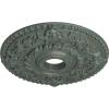 imageEkena Millwork CM18ROGGS Rose Ceiling Medallion Green GoldHandPainted Cloud Burst Crackle