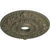 imageEkena Millwork CM18ROGGS Rose Ceiling Medallion Green GoldHandPainted Spartan Stone