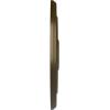 imageEkena Millwork CM20KP 19 34OD x 1 2P Kepler Traditional Ceiling Medallion For Canopies up To 4 12 WhiteBrass Metallic Series