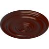 imageEkena Millwork CM20KP 19 34OD x 1 2P Kepler Traditional Ceiling Medallion For Canopies up To 4 12 WhiteBrushed Mahogany Flat Finish