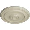 imageEkena Millwork CM20KP 19 34OD x 1 2P Kepler Traditional Ceiling Medallion For Canopies up To 4 12 WhiteClear Yellow Flat Finish